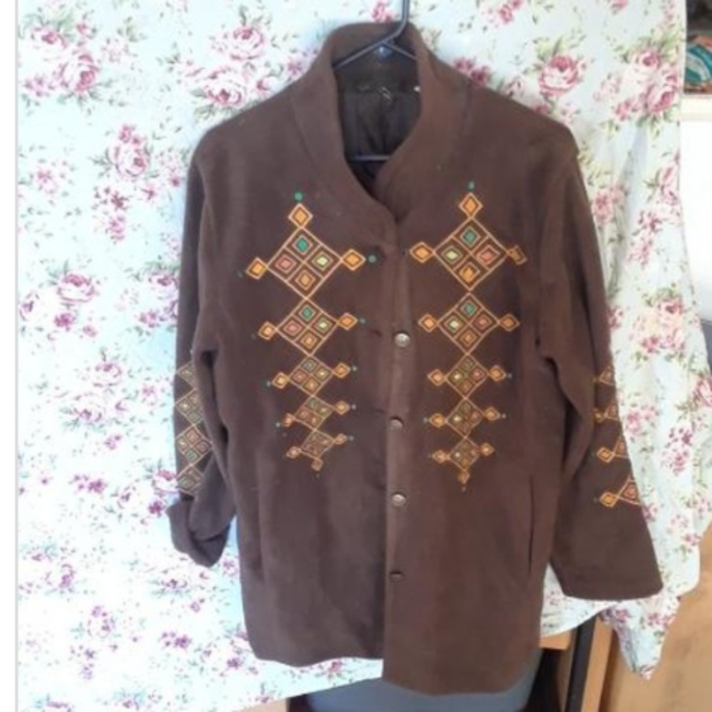 Chocolate Bob Mackie Jacket